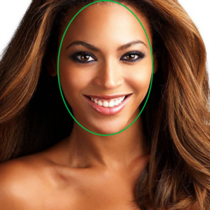 Beyonce visage oval