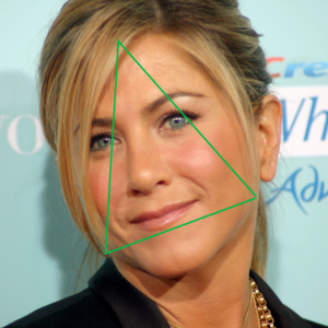 jeniferaniston_triangle jenifer aniston visage triangle