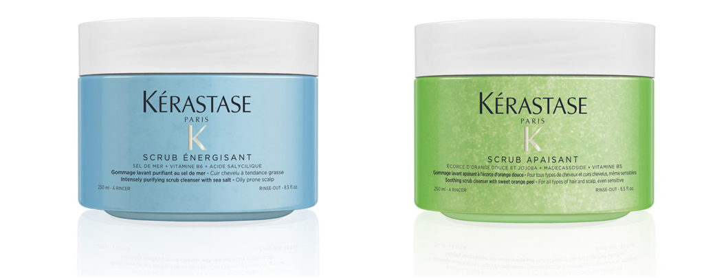 2 exfoliants dans la gamme Fusio scrub de Kérastase